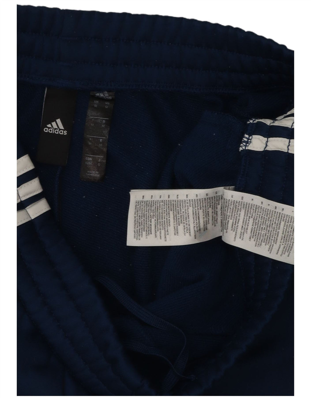 Adidas Mens Aeroready Tracksuit Trousers Medium Navy Blue Polyester