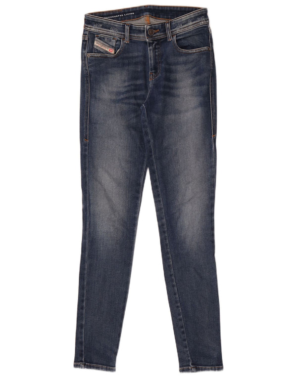 Diesel Womens Skinny Jeans W26 L30 Blue Cotton