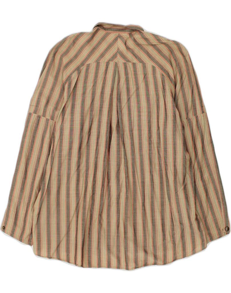 VINTAGE Womens Shirt US 0 XS Brown Striped | Vintage Vintage | Thrift | Second-Hand Vintage | Used Clothing | Messina Hembry 