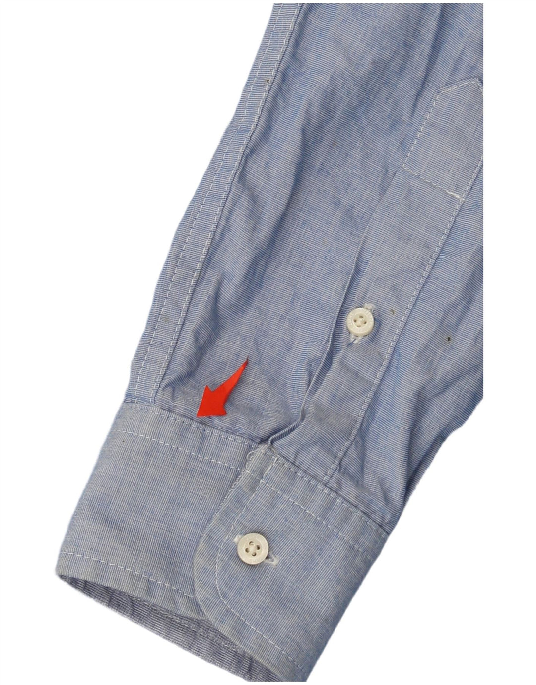 Superdry Mens Regular Fit Shirt Large Blue Cotton