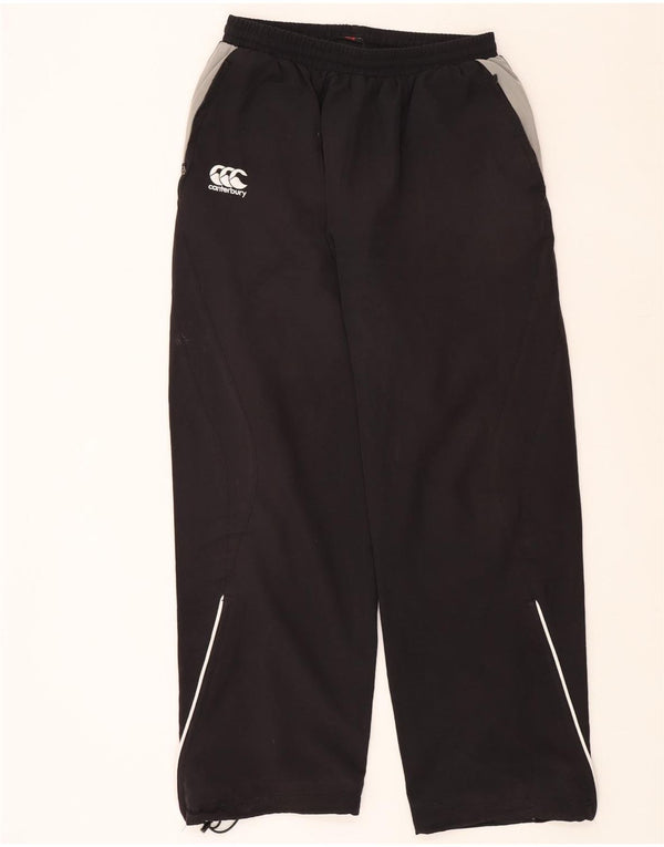 CANTERBURY Mens Tracksuit Trousers Joggers Medium  Black Colourblock