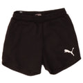 PUMA Girls Graphic Sport Shorts 7-8 Years  Black Polyester