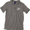 NIKE Boys Polo Shirt 7-8 Years XS  Grey Cotton Vintage Nike and Second-Hand Nike from Messina Hembry 
