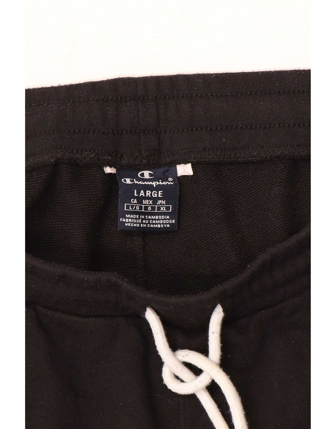 Champion Mens Tracksuit Trousers Joggers Large Black