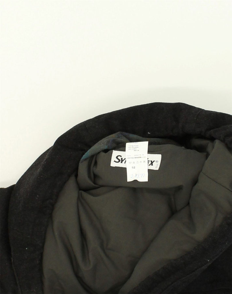 SYMPATEX Mens Utility Jacket IT 52 XL Black Cotton | Vintage Sympatex | Thrift | Second-Hand Sympatex | Used Clothing | Messina Hembry 