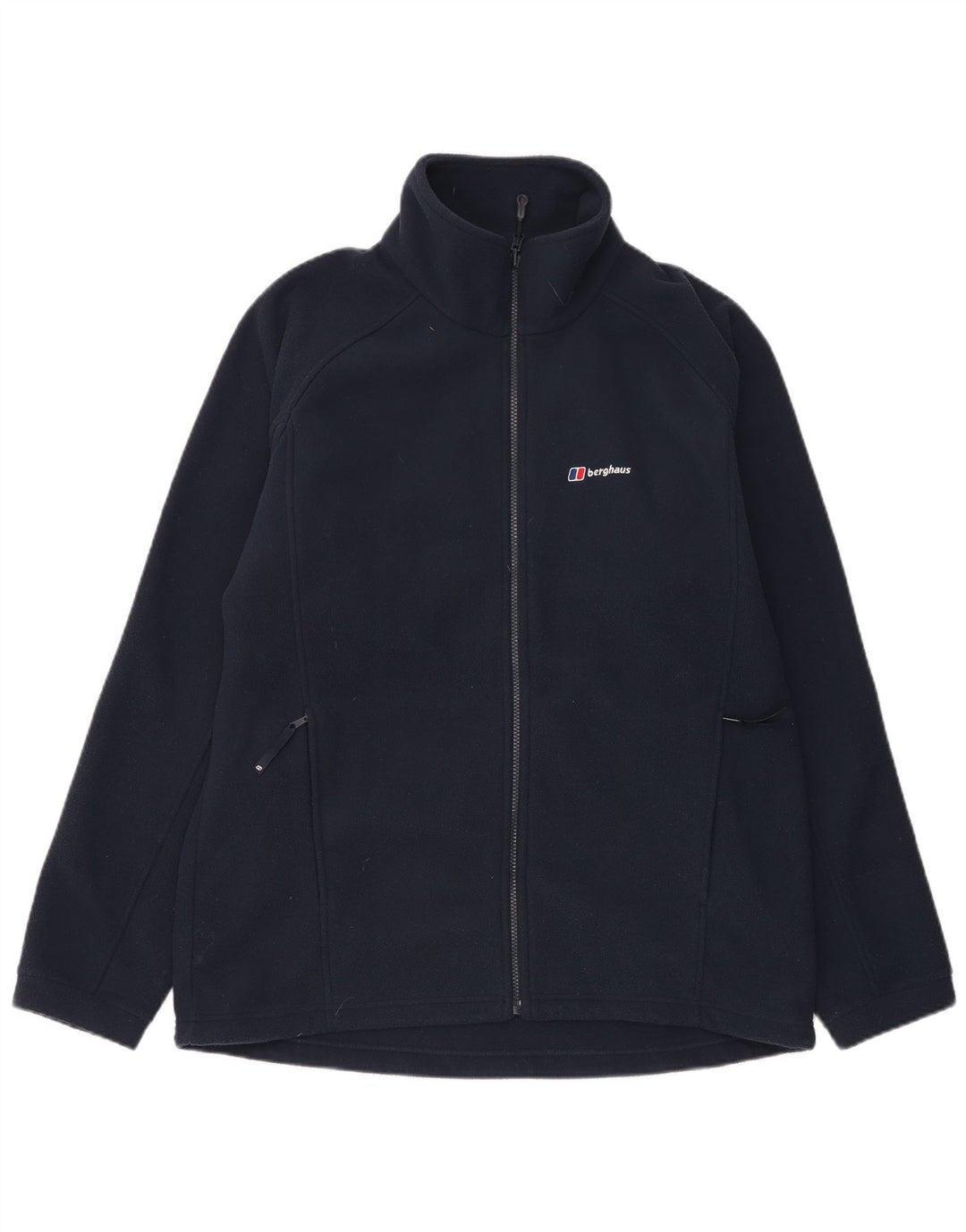 Berghaus Mens Fleece Jacket UK 42 XL Navy Blue Polyester