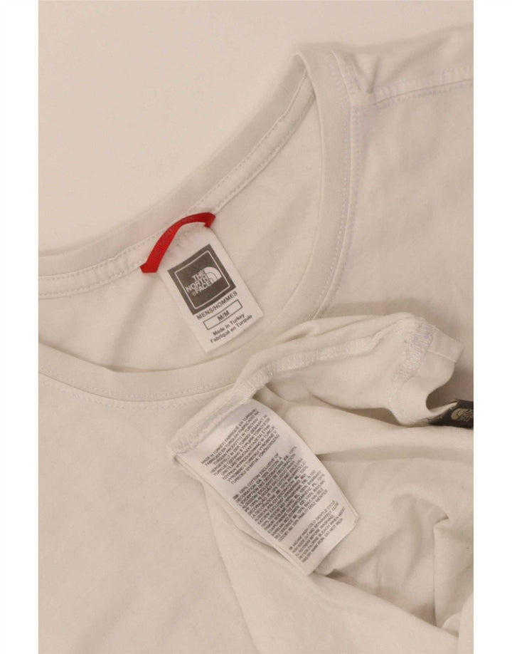 The North Face Mens Graphic T-Shirt Top Medium White Cotton