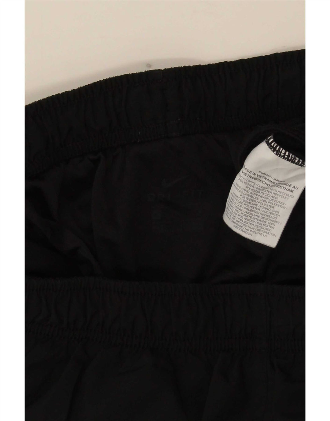 Nike Womens Dri Fit Sport Shorts UK 16 Large Black Polyester