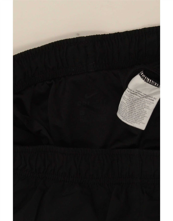 Nike Womens Dri Fit Sport Shorts UK 16 Large Black Polyester