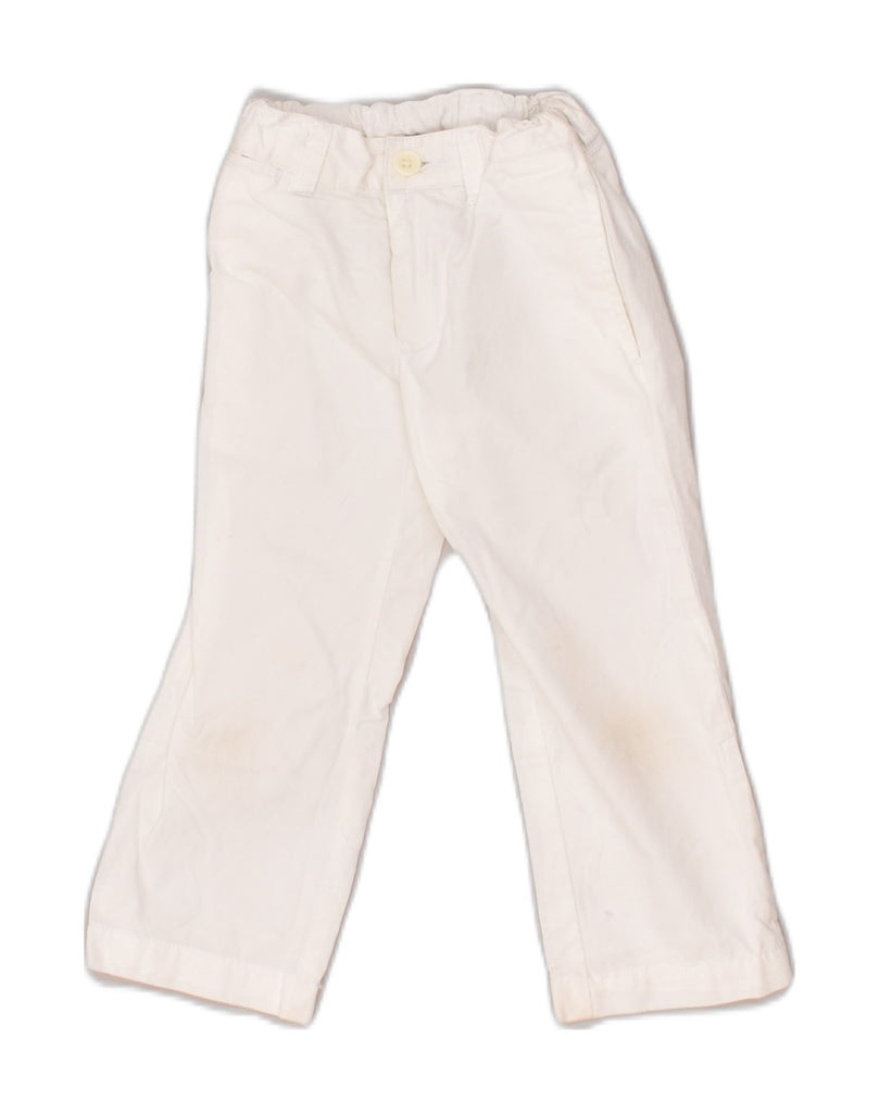 POLO RALPH LAUREN Baby Girls Chino Trousers 18-24 Months W18 L14  White | Vintage Polo Ralph Lauren | Thrift | Second-Hand Polo Ralph Lauren | Used Clothing | Messina Hembry 