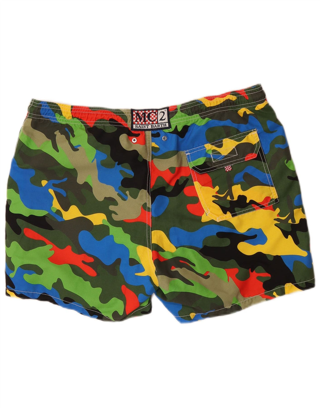 MC2 SAINT BARTH Mens Swimming Shorts XL Multicoloured Camouflage