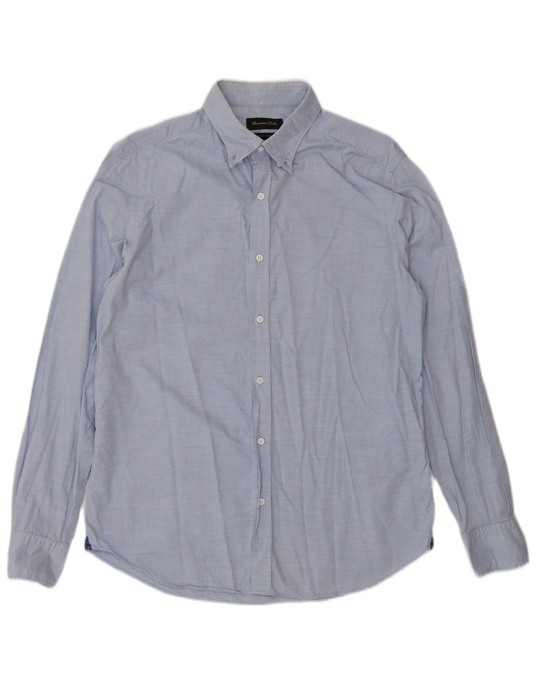 Massimo Dutti Mens Shirt Medium Blue