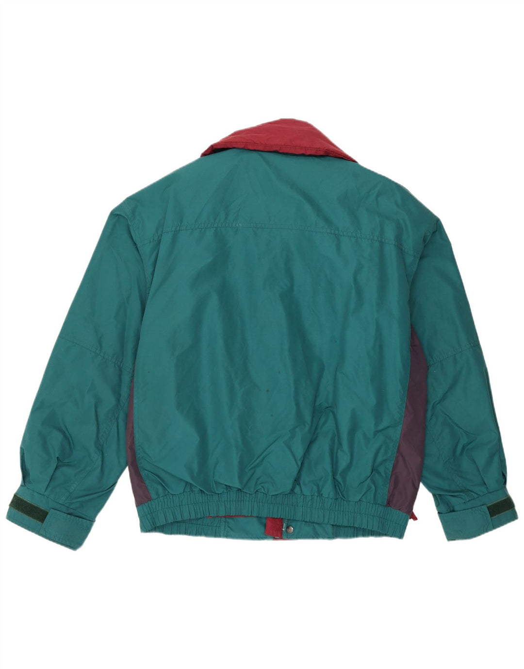 Columbia Mens Windbreaker Jacket UK 38 Medium Green Colourblock Nylon