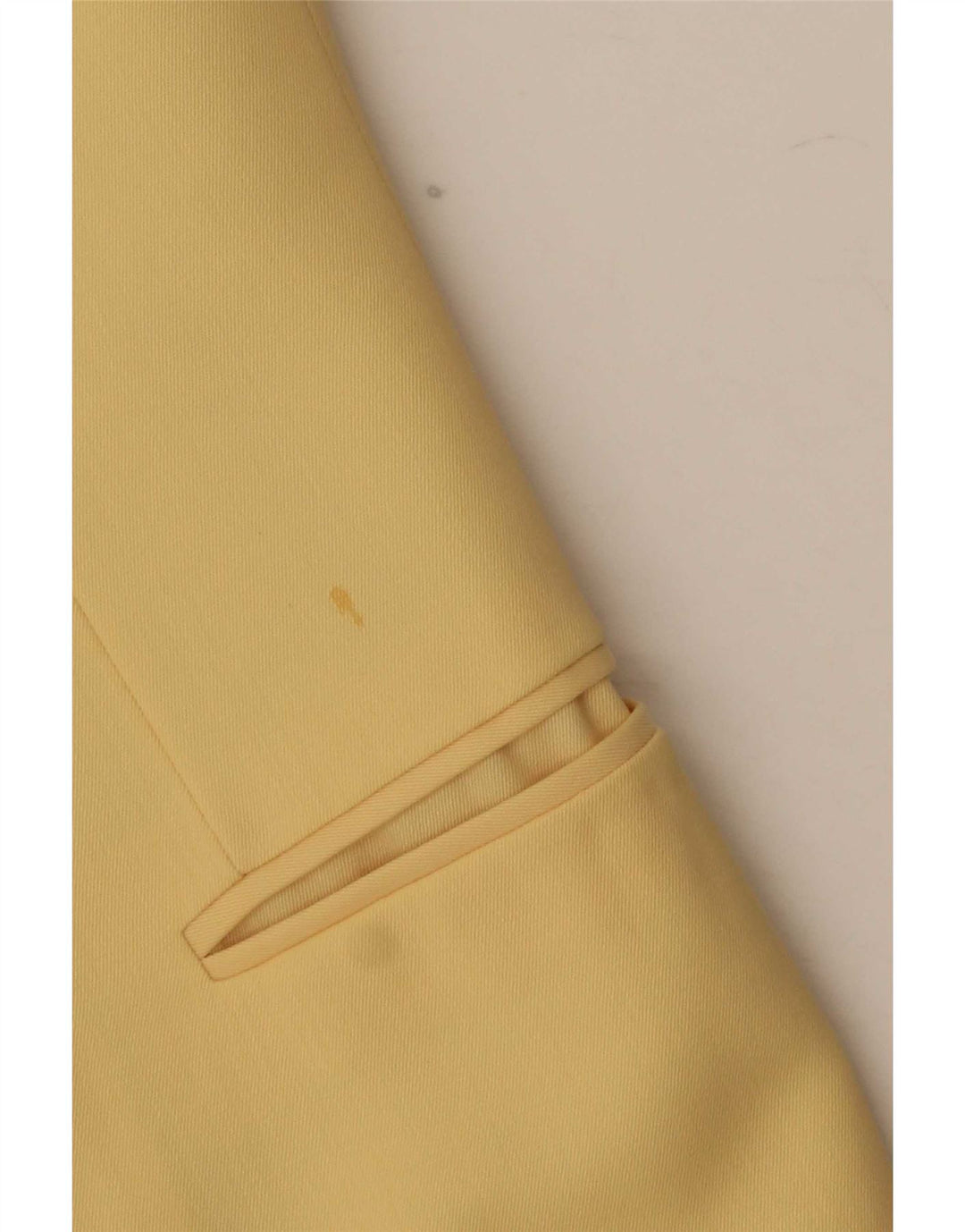 Massimo Rebecchi Womens 1 Button Blazer Jacket IT 42 Medium Yellow Wool