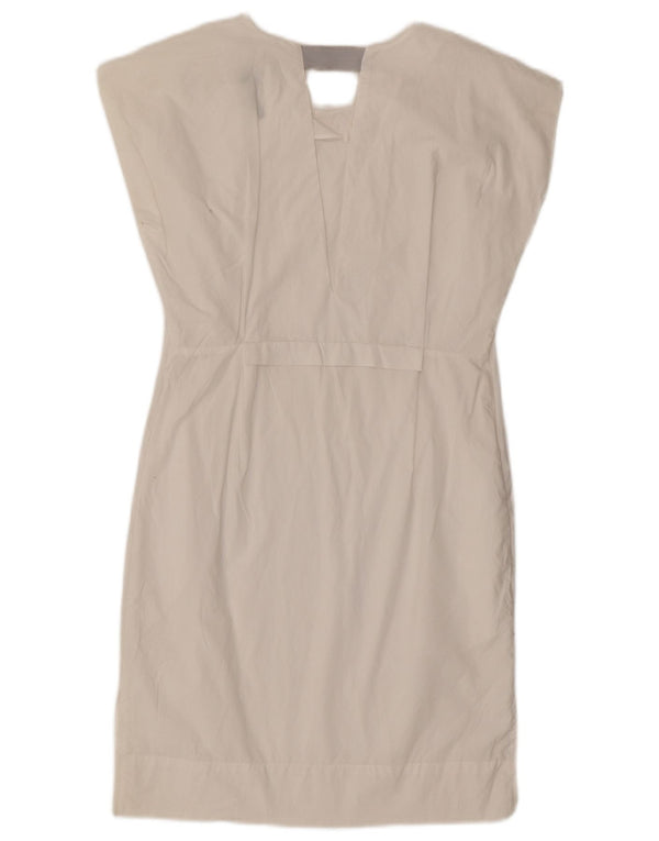 Woolrich Womens Oversized Sleeveless Shift Dress UK 6 XS White