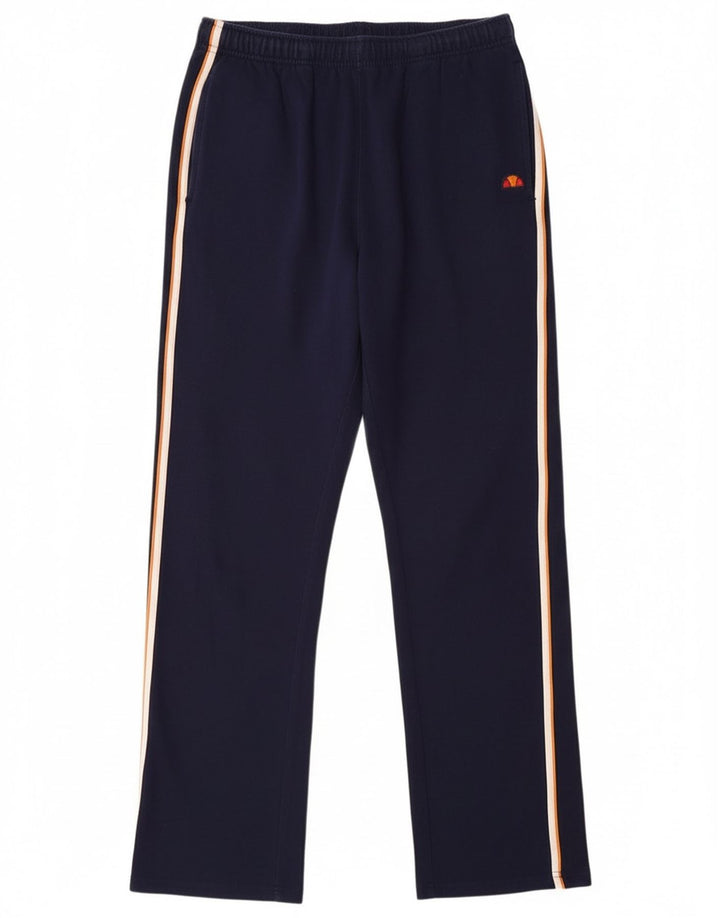 Ellesse Mens Tracksuit Trousers Medium Navy Blue Cotton