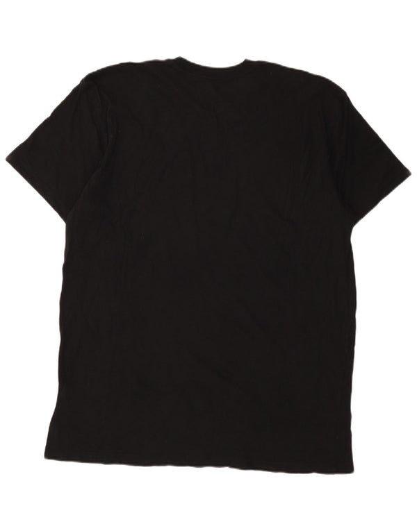 Hard Rock Cafe Mens Barcelona Graphic T-Shirt Top XL Black Cotton