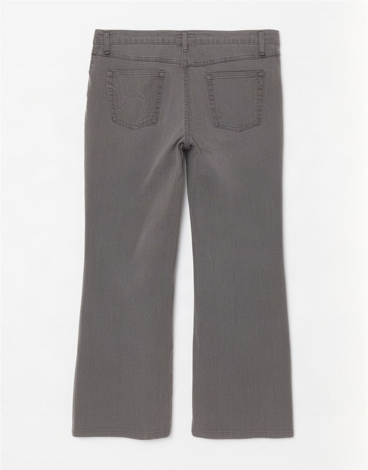 Marks & Spencer Womens Per Una Bootcut Jeans UK 14 Medium W34 L28 Grey