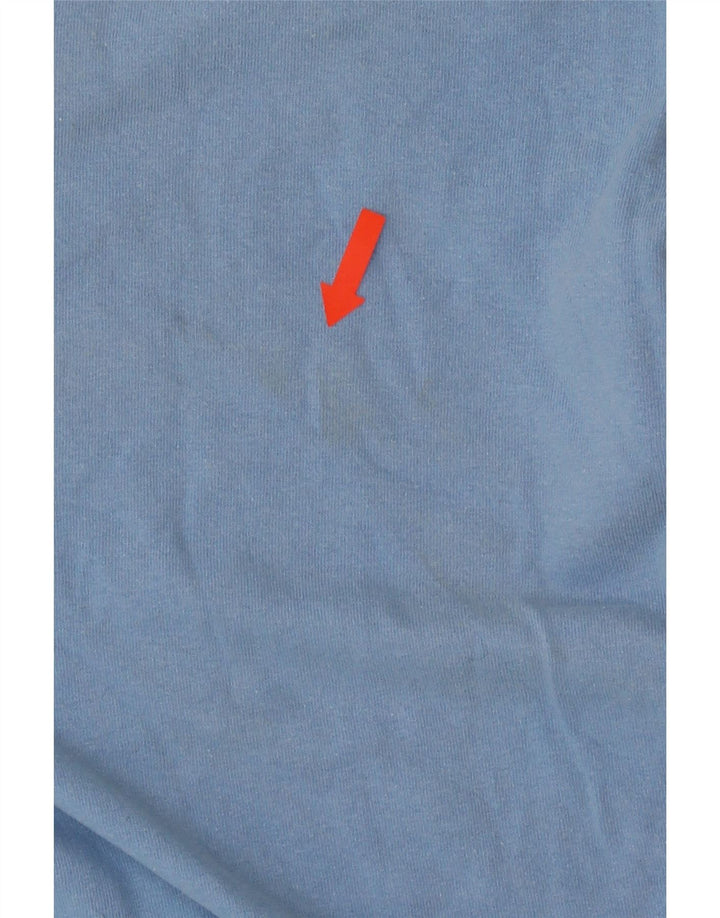 COLUMBIA Mens Graphic T-Shirt Top Large Blue Cotton