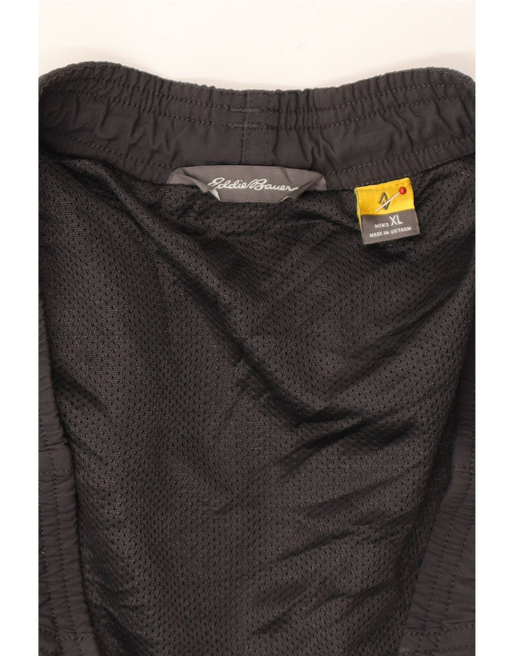 EDDIE BAUER Mens Sport Shorts XL Black Polyester Vintage Eddie Bauer and Second-Hand Eddie Bauer from Messina Hembry 