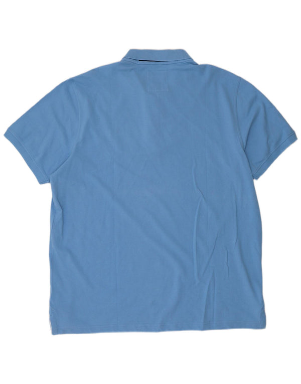 Crew Clothing Mens Polo Shirt 2XL Blue Cotton