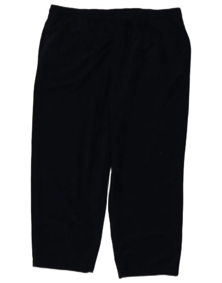 Great Escapes Mens Velour Tracksuit Trousers XL Navy Blue Polyester