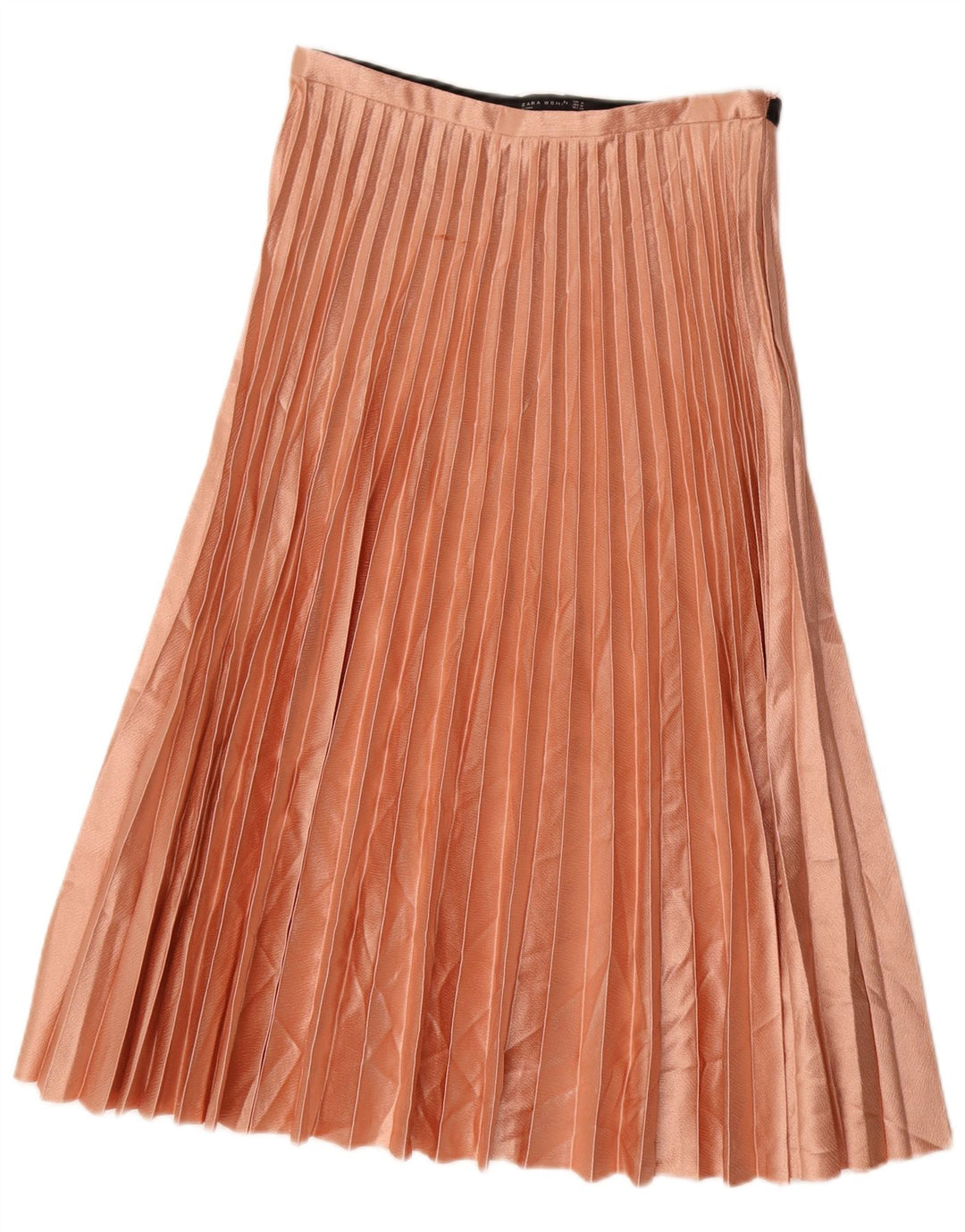 Zara Womens Pleated Skirt Medium W28 Pink