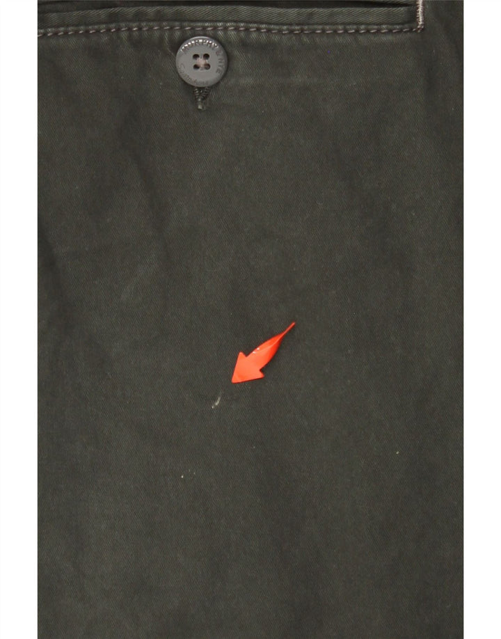 MURPHY & NYE Mens Straight Chino Trousers W38 L30 Green Cotton