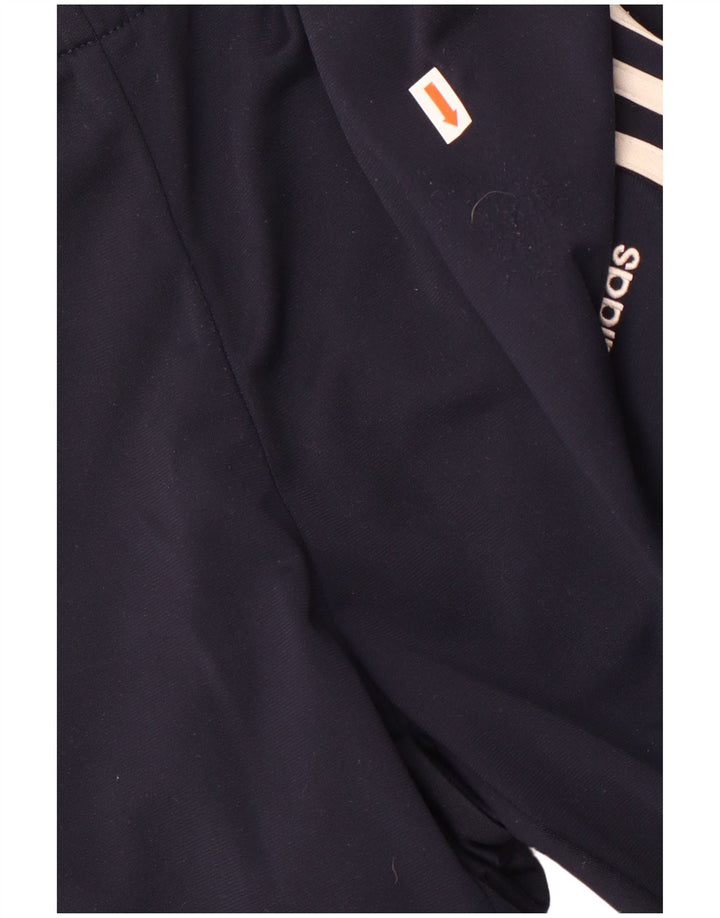 Adidas Womens Tracksuit Trousers UK 8/10 Small  Navy Blue Polyester