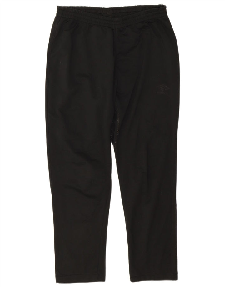 UMBRO Mens Tracksuit Trousers Large  Black Polyester