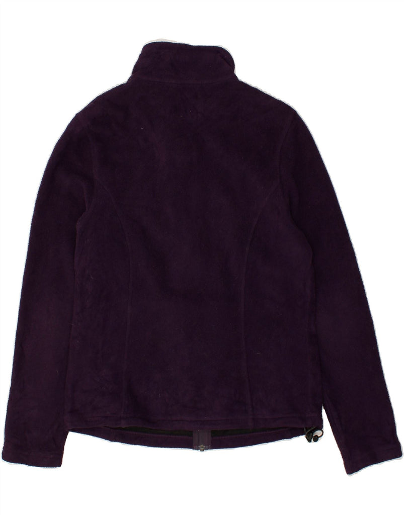 L.L.BEAN Womens Petite Fleece Jacket UK 10 Small Purple Polyester | Vintage L.L.Bean | Thrift | Second-Hand L.L.Bean | Used Clothing | Messina Hembry 