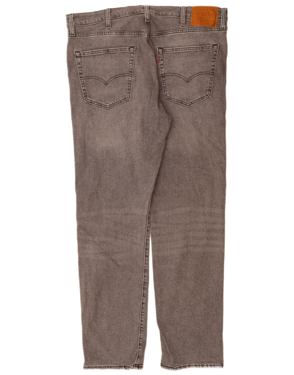 Levi's Mens 502 Tapered Jeans W38 L34 Grey Cotton