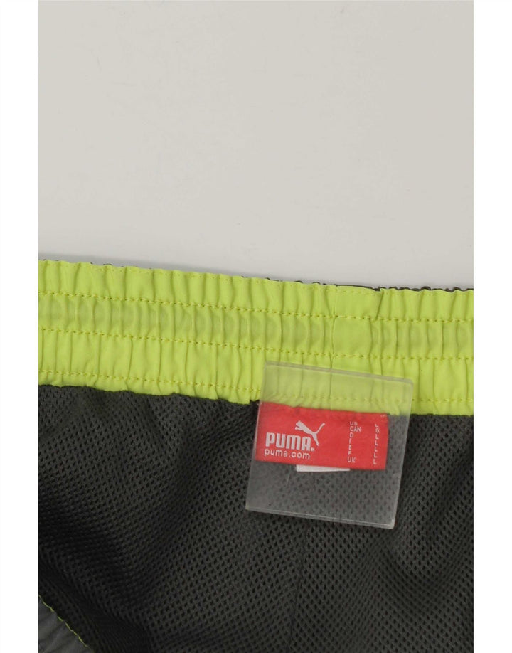 Puma Mens Tracksuit Trousers Large Grey