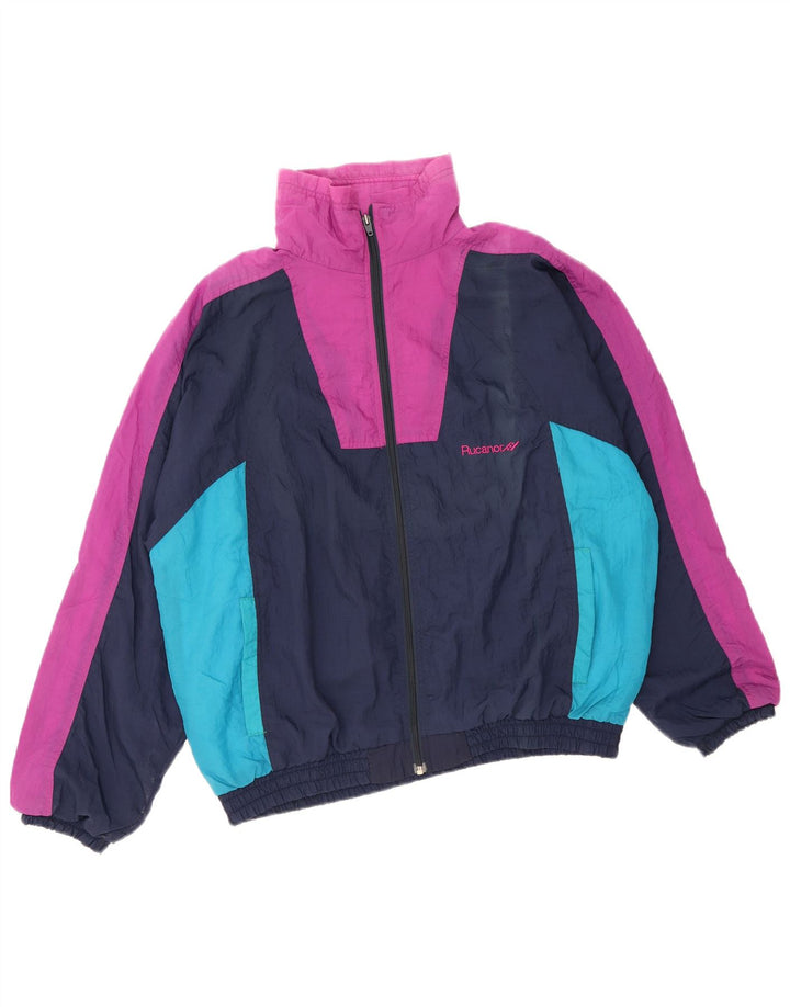 Rucanor Mens Graphic Tracksuit Top Jacket UK 40/42 Medium Multicoloured