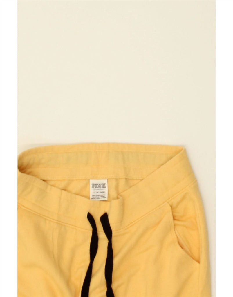 VICTORIAS SECRET Womens Tracksuit Trousers Joggers UK 10 Small Yellow | Vintage Victorias Secret | Thrift | Second-Hand Victorias Secret | Used Clothing | Messina Hembry 