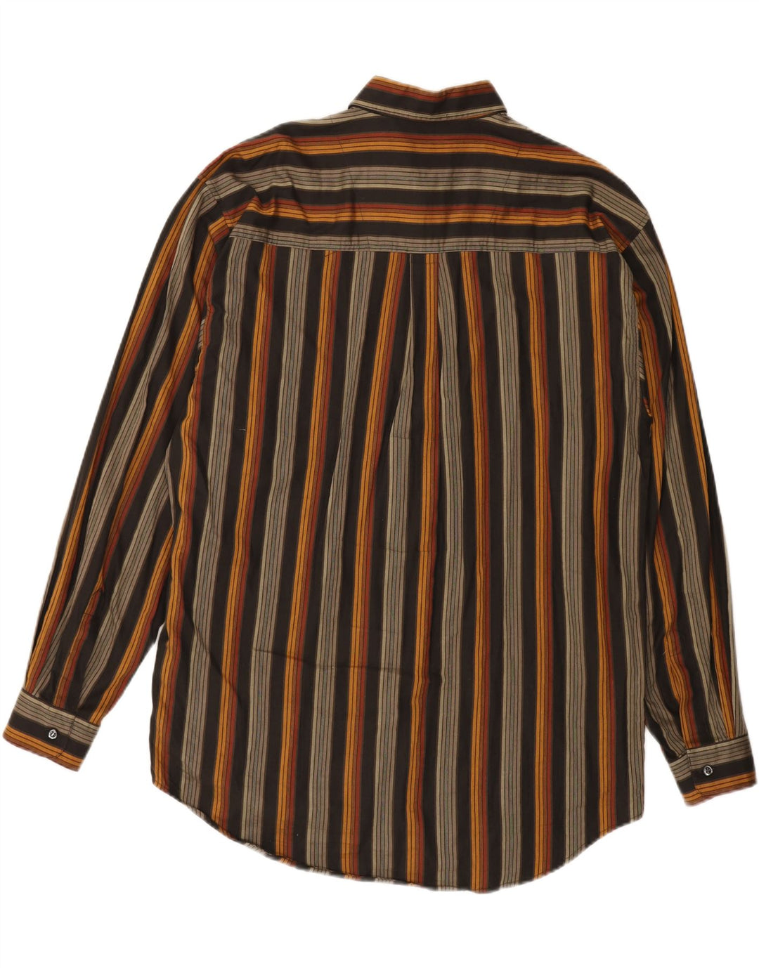 LERROS Mens Flannel Shirt XL Multicoloured Striped Cotton