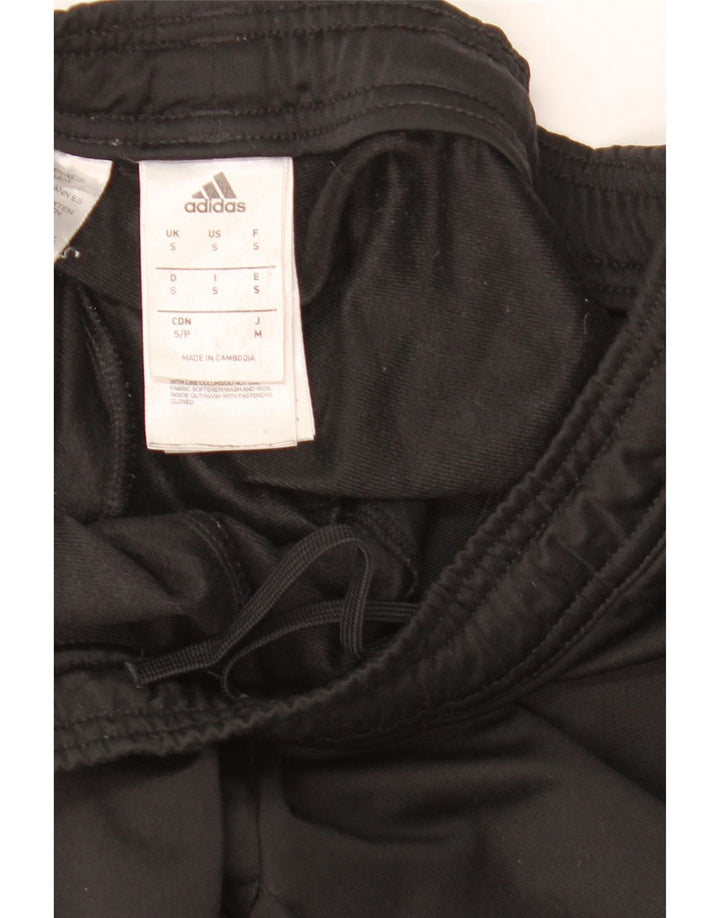 Adidas Mens Tracksuit Trousers Small  Black Polyester