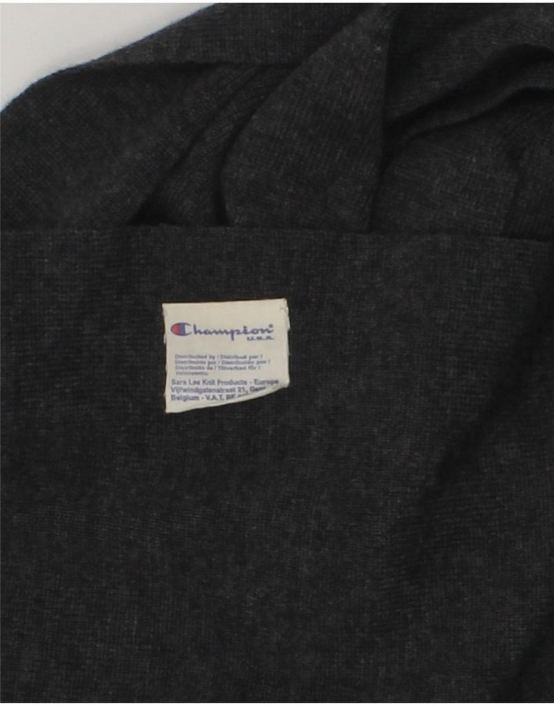 CHAMPION Mens Rectangle Scarf One Size Grey Wool | Vintage Champion | Thrift | Second-Hand Champion | Used Clothing | Messina Hembry 