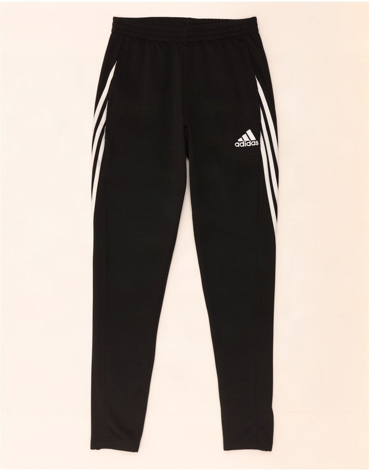 Adidas Mens Climalite Tracksuit Trousers Small Black Polyester