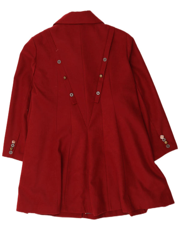 Joe Browns Womens Oversized Overcoat UK 22 3XL Red Polyester