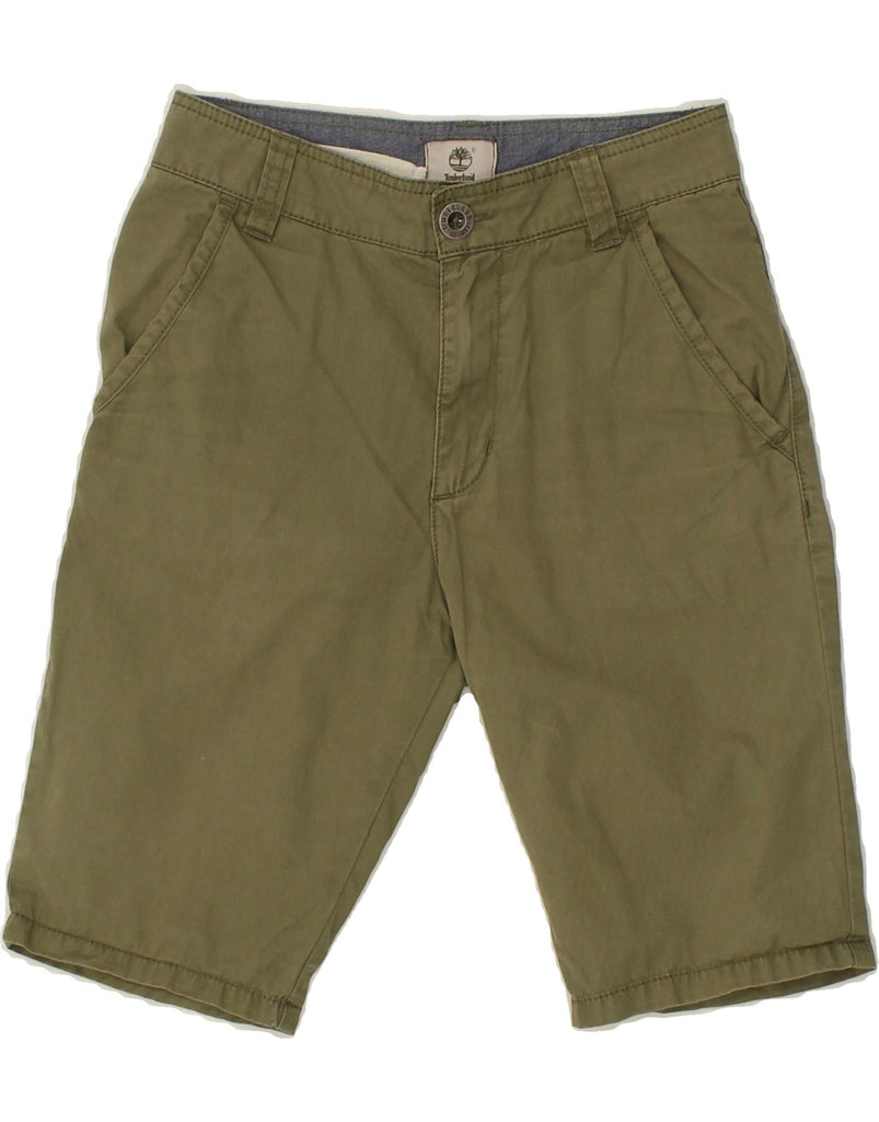 TIMBERLAND Boys Chino Shorts 11-12 Years XS W26 Khaki Cotton | Vintage Timberland | Thrift | Second-Hand Timberland | Used Clothing | Messina Hembry 