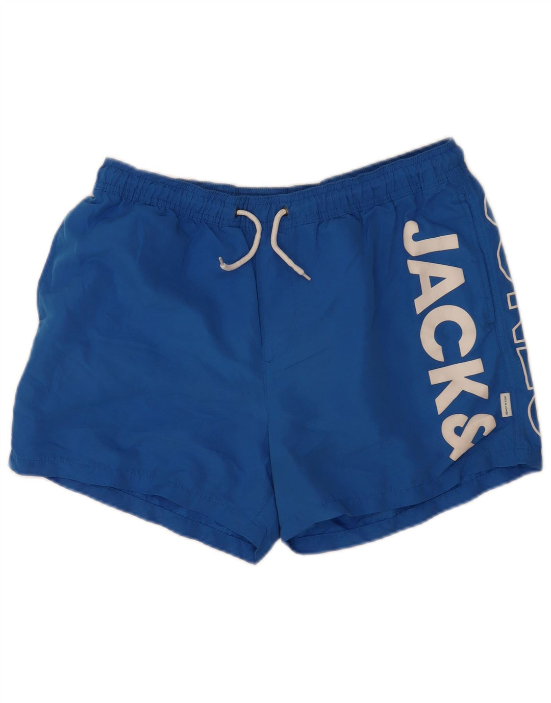 Jack & Jones Mens Graphic Swimming Shorts XL  Blue Polyester
