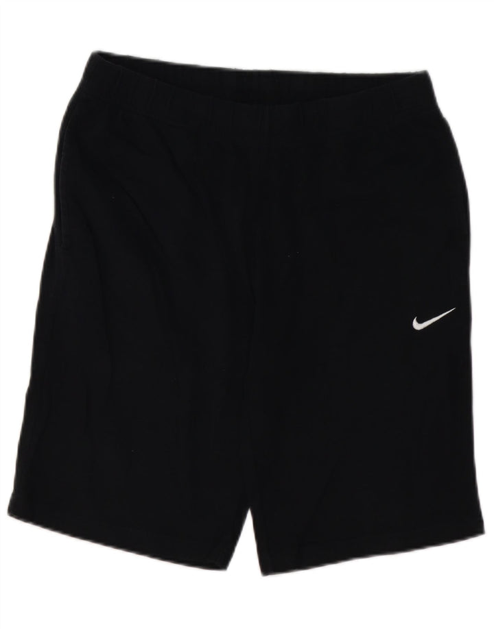 NIKE Mens Sport Shorts Medium  Black Cotton