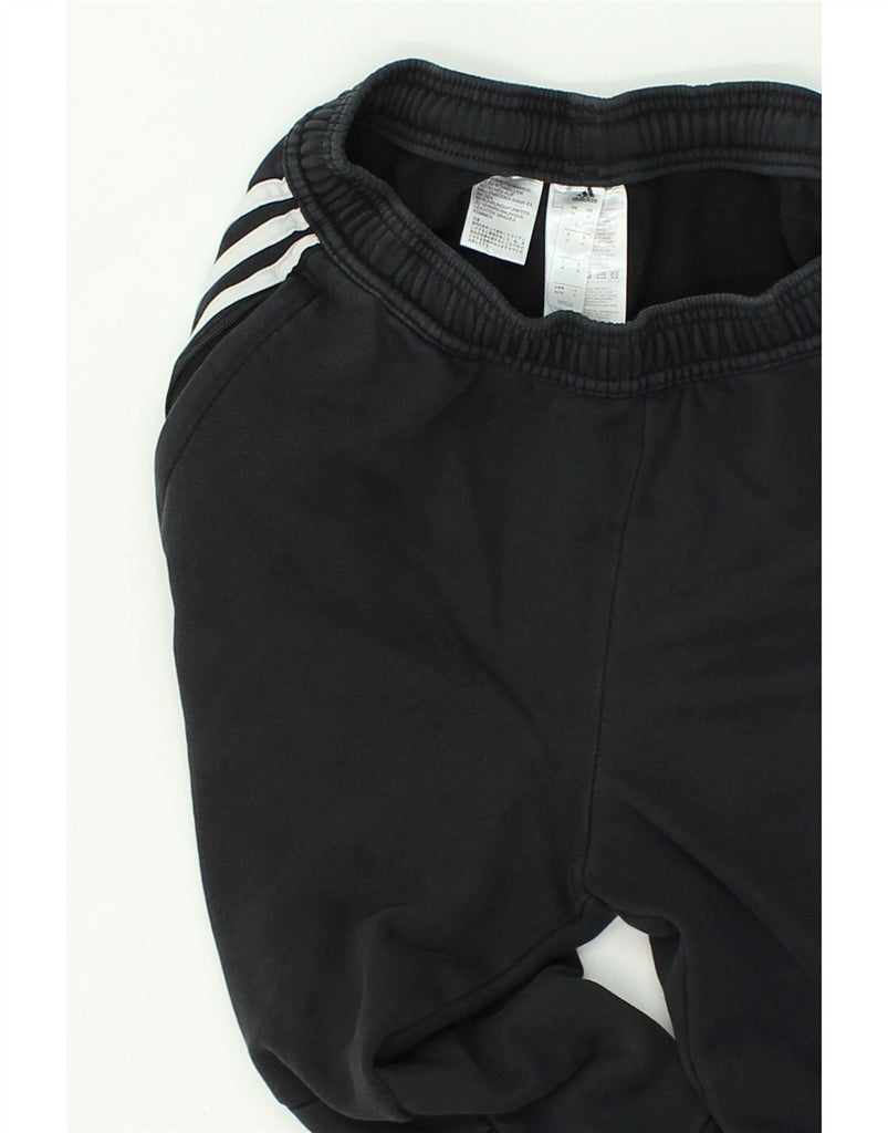 ADIDAS Mens Tracksuit Trousers Medium Black Cotton | Vintage Adidas | Thrift | Second-Hand Adidas | Used Clothing | Messina Hembry 