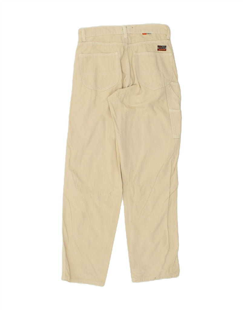 CASUCCI Mens Straight Cargo Trousers IT 46 Small W28 L31 Beige Cotton | Vintage Casucci | Thrift | Second-Hand Casucci | Used Clothing | Messina Hembry 