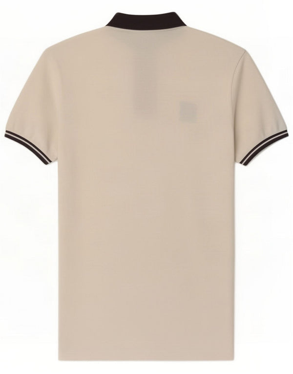 Converse Mens Polo Shirt Large White Cotton