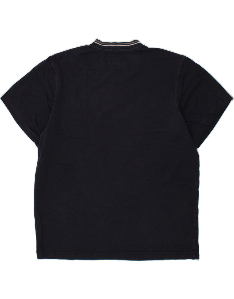 EDDIE BAUER Mens T-Shirt Top Large Navy Blue Cotton Vintage Eddie Bauer and Second-Hand Eddie Bauer from Messina Hembry 