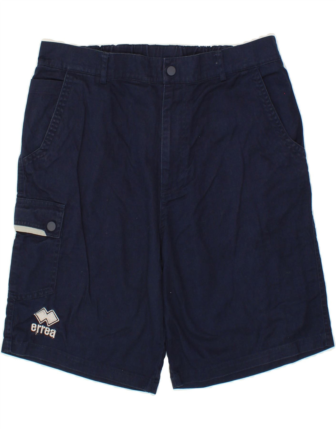 ERREA Mens Cargo Shorts Medium W30 Navy Blue Cotton Vintage Errea and Second-Hand Errea from Messina Hembry 