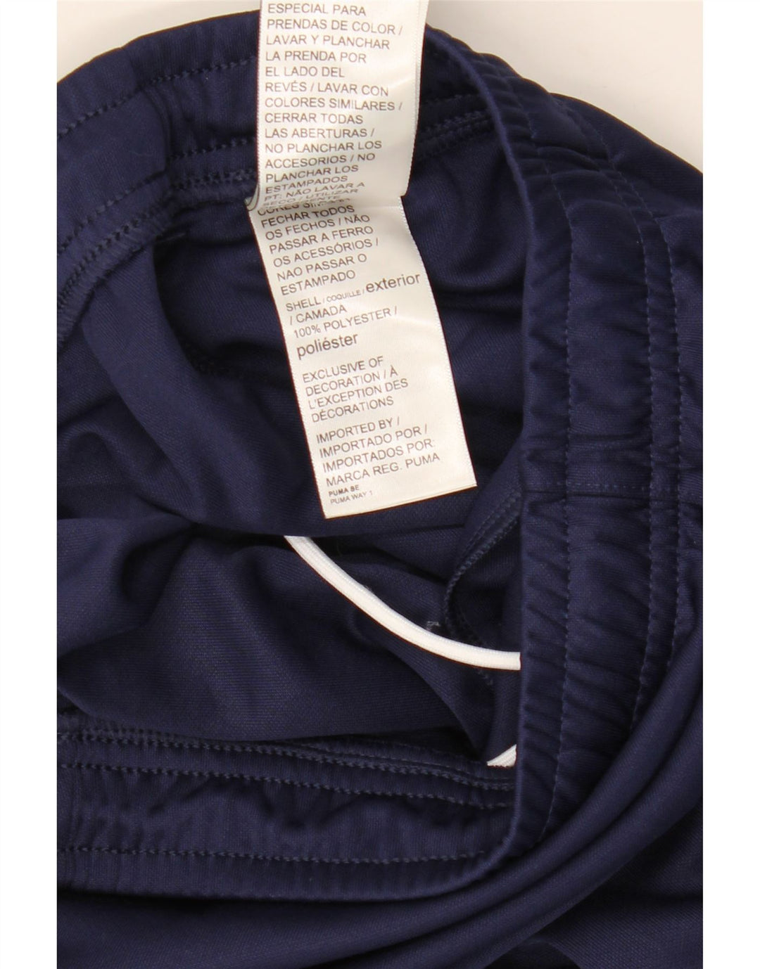 Puma Mens Tracksuit Trousers Joggers Medium  Navy Blue Polyester