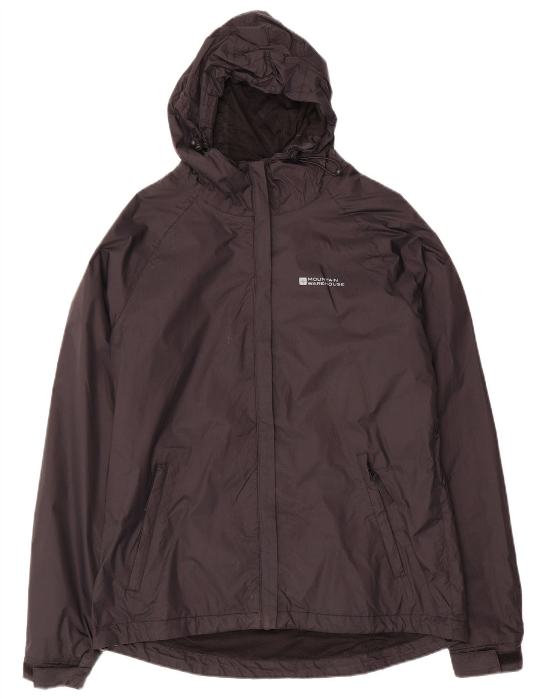 Mountain Warehouse Womens Oversized Hooded Rain Jacket UK 10 Small Black